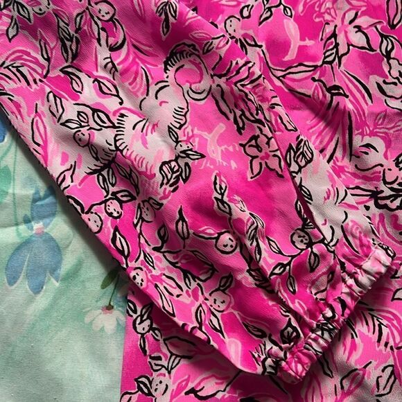 Lilly Pulitzer Elsa Top in ‘Plumeria Pink Purposefully Pink’ - Picture 5 of 10